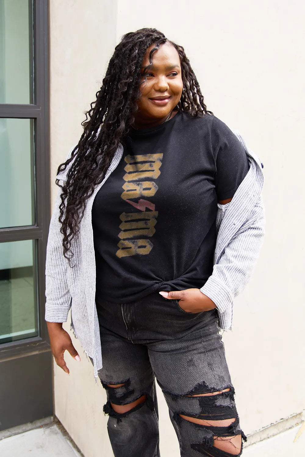 Simply Love Full Size MAMA Short Sleeve T-Shirt – Trendsi | ClozArt