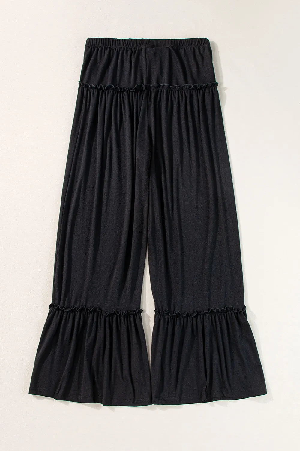 Tied Frill Ruched Bootcut Pants – Trendsi | ClozArt