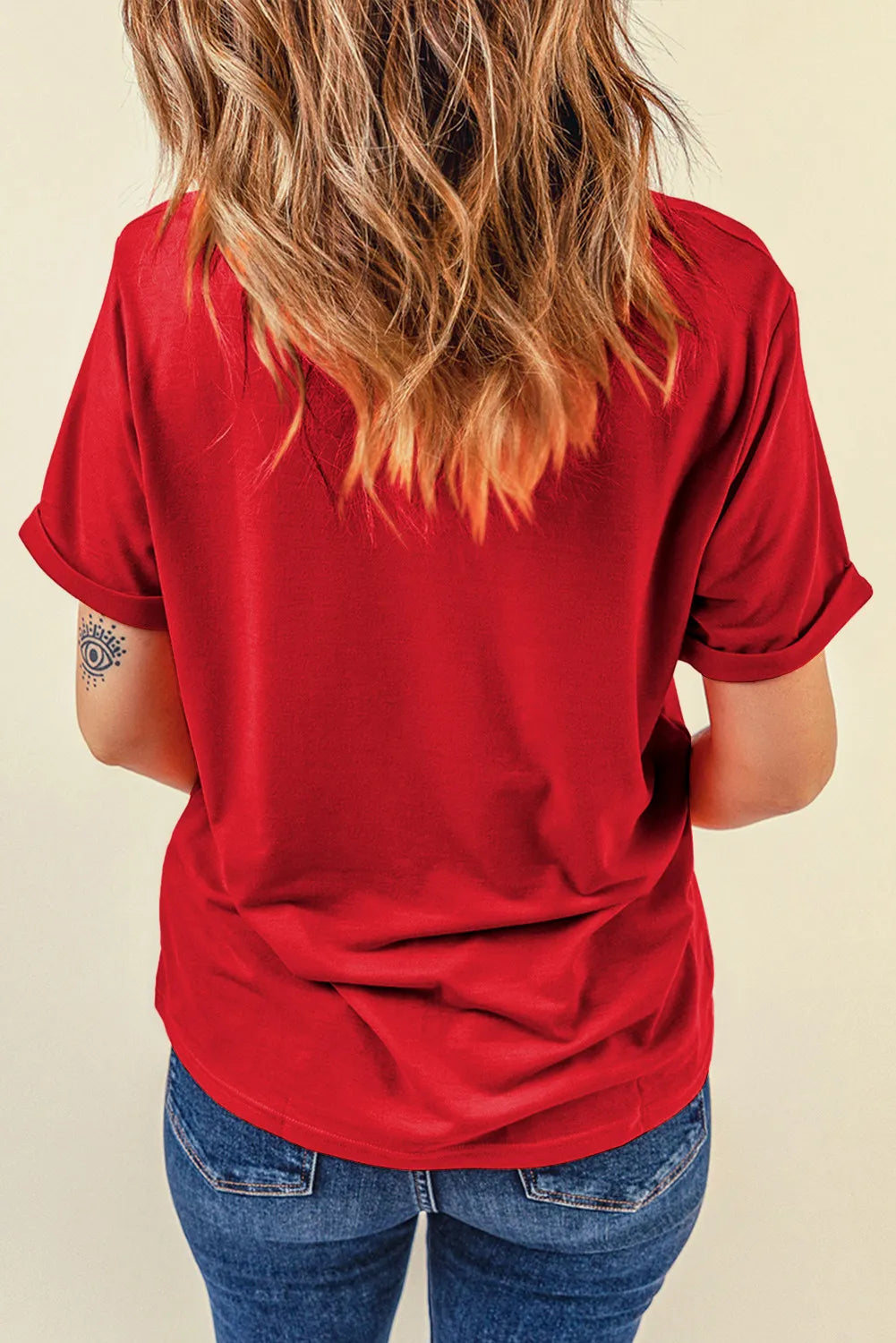 MERRY CHRISTMAS Round Neck Short Sleeve T-Shirt – Trendsi | ClozArt