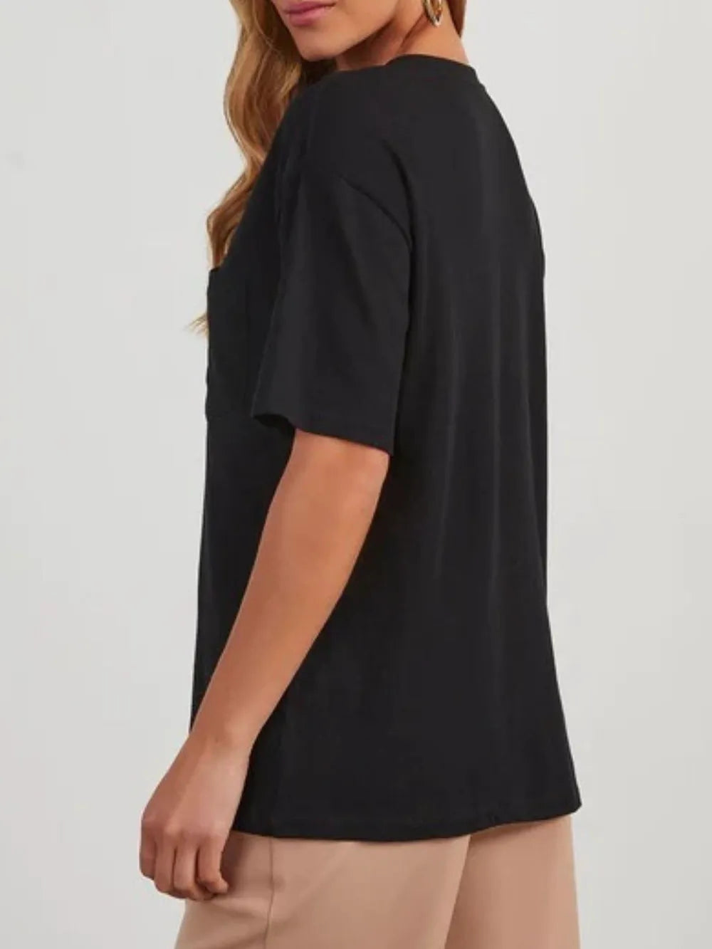 Round Neck Half Sleeve T-Shirt – Trendsi | ClozArt