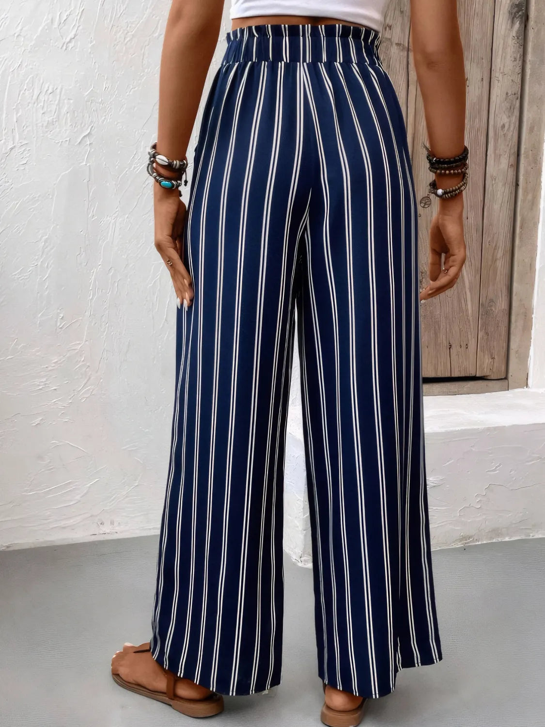 Striped Wide Leg Pants – Trendsi | ClozArt