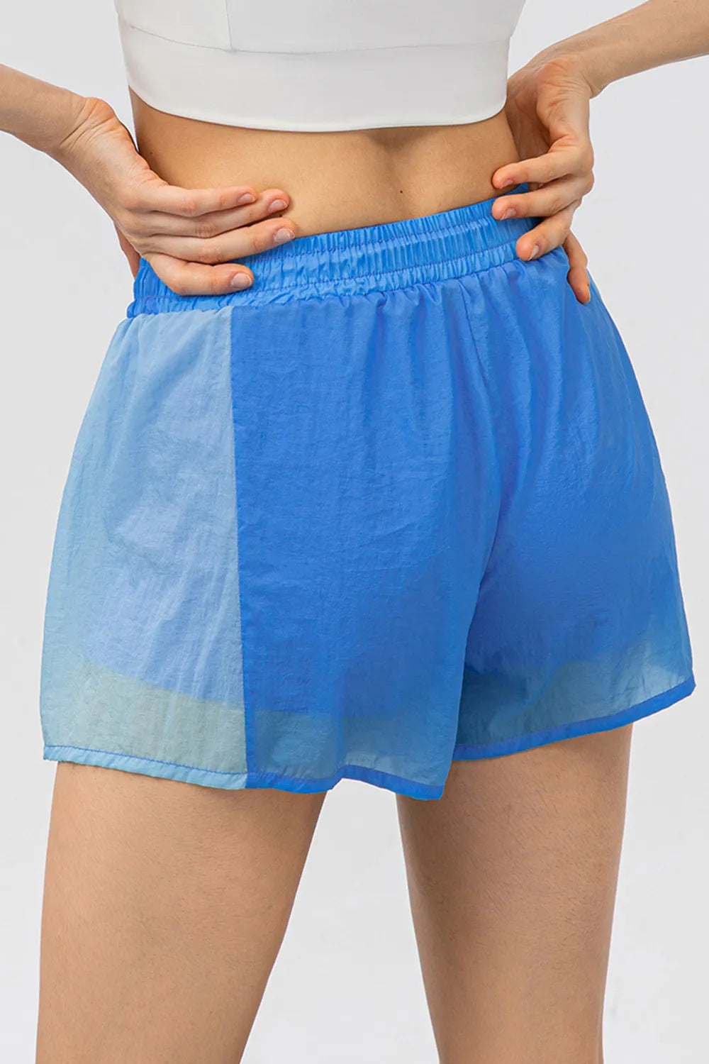 Color Block Drawstring Active Shorts – Trendsi | ClozArt