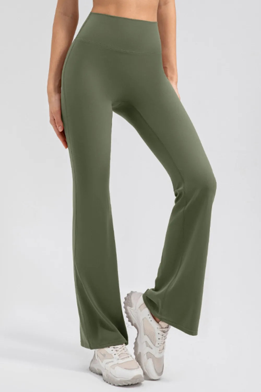 High Waist Straight Active Pants – Trendsi | ClozArt