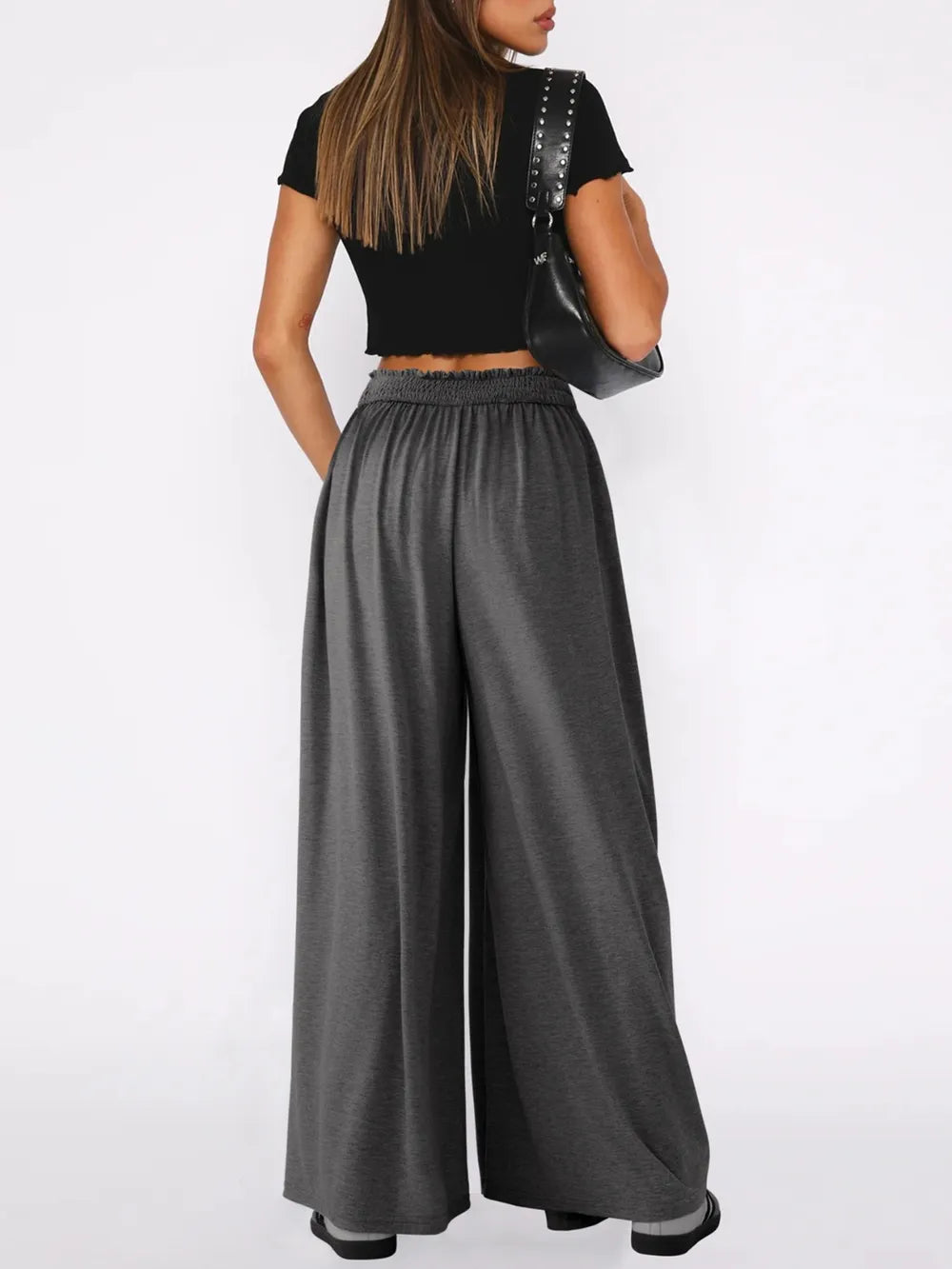 High Waist Wide Leg Pants – Trendsi | ClozArt