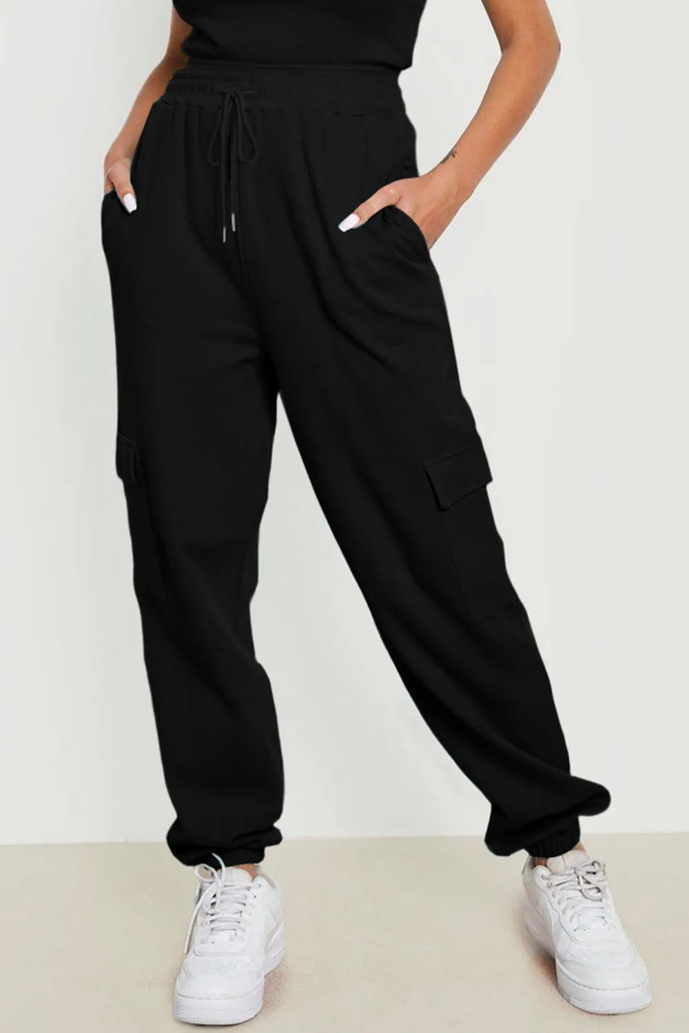 Drawstring Joggers with Pockets – Trendsi | ClozArt