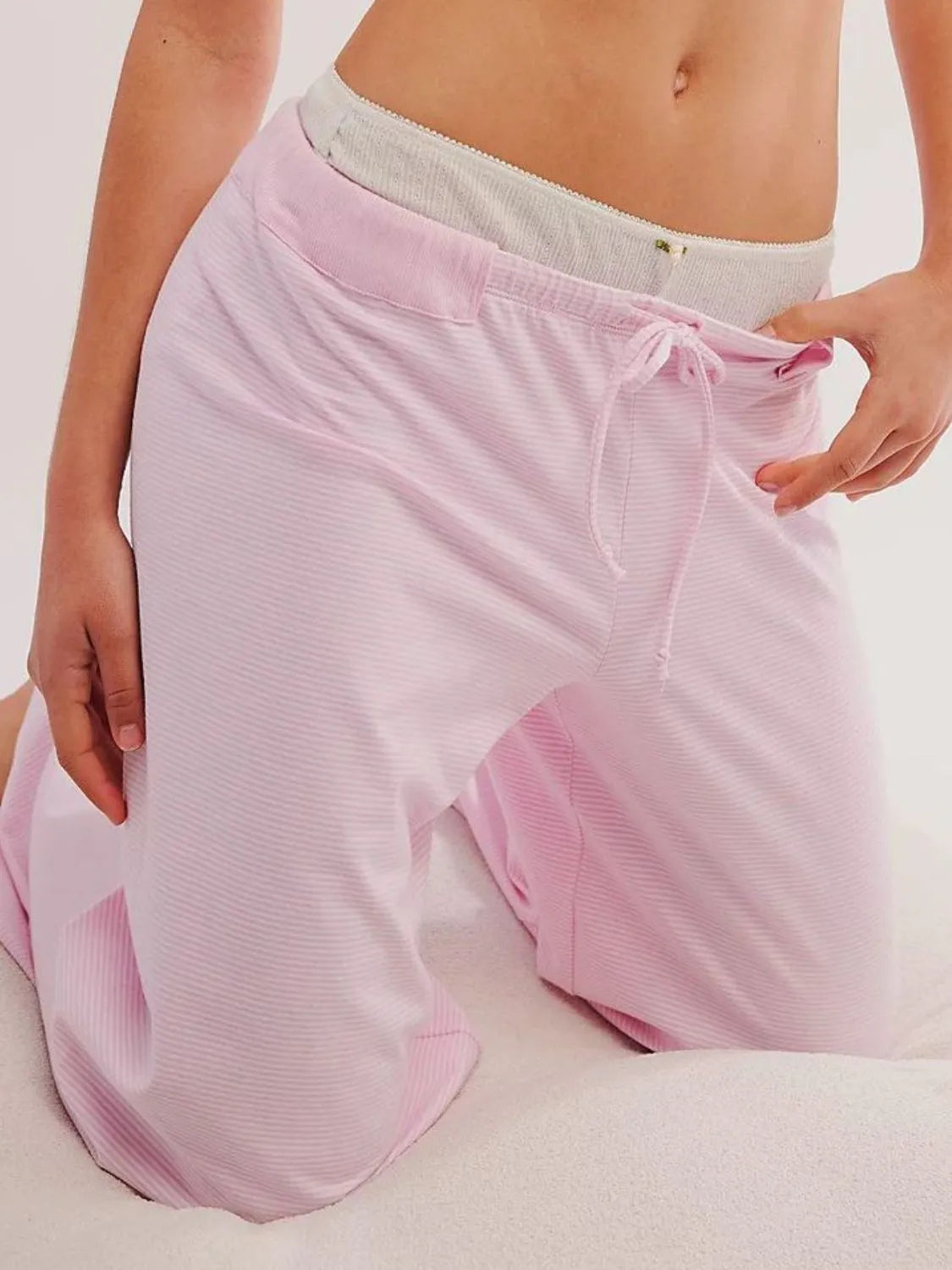 Drawstring Striped Wide Leg Pants – Trendsi | ClozArt