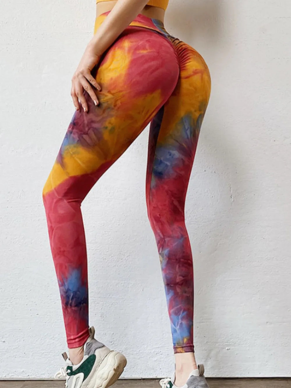 Tie-Dye High Waist Active Leggings – Trendsi | ClozArt