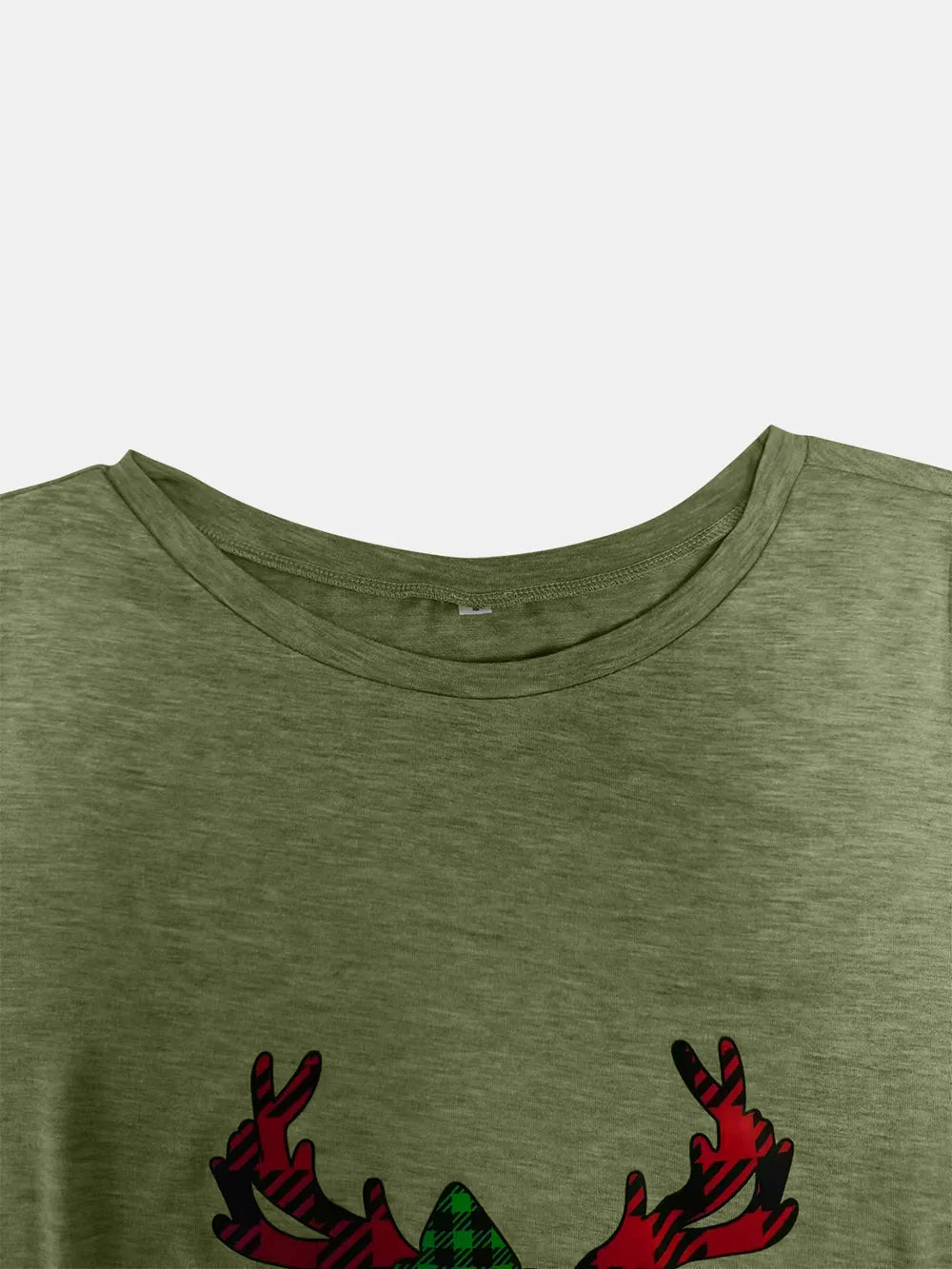 Full Size Reindeer Round Neck Long Sleeve T-Shirt – Trendsi | ClozArt