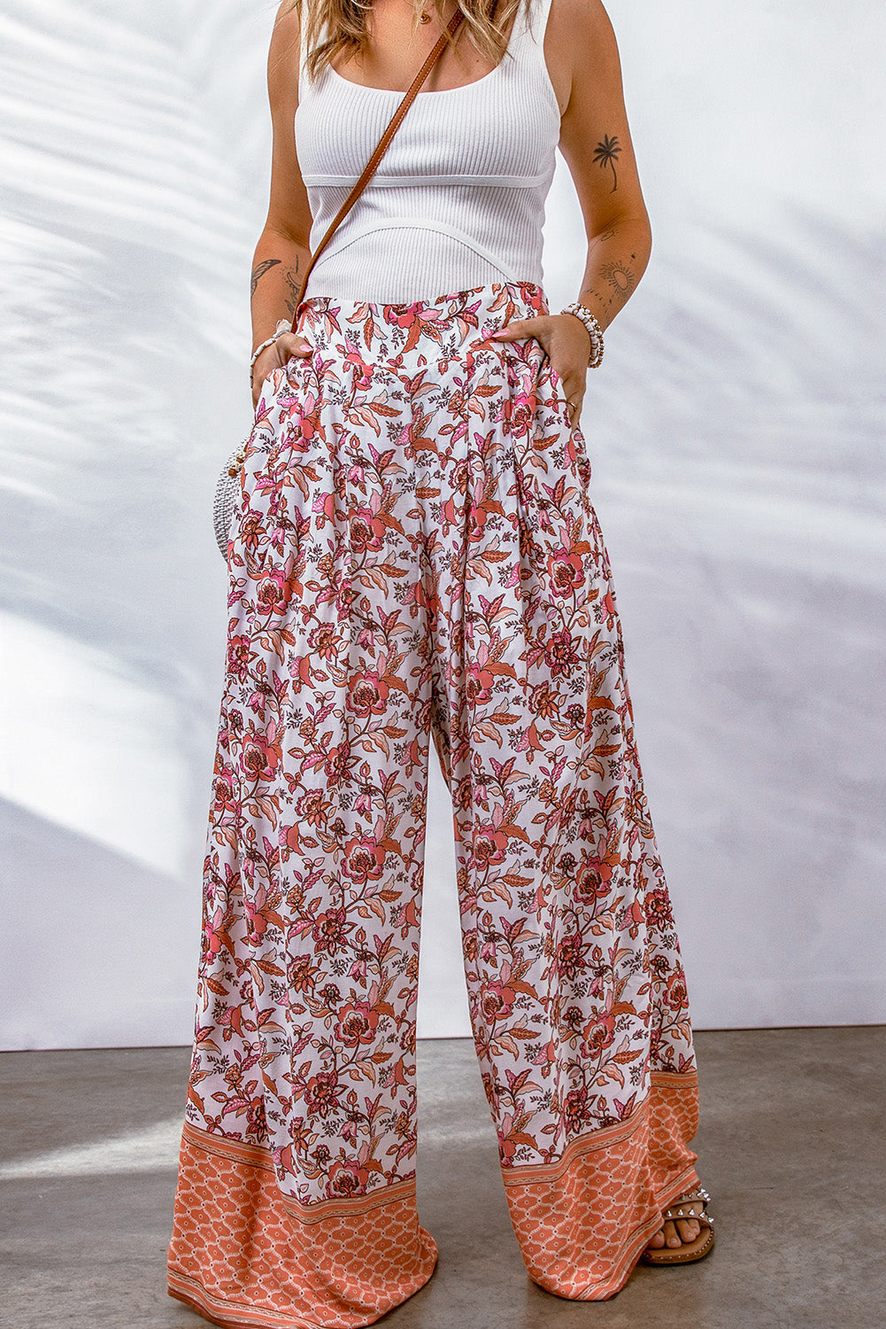 Bohemian Pleated Culottes – Trendsi | ClozArt
