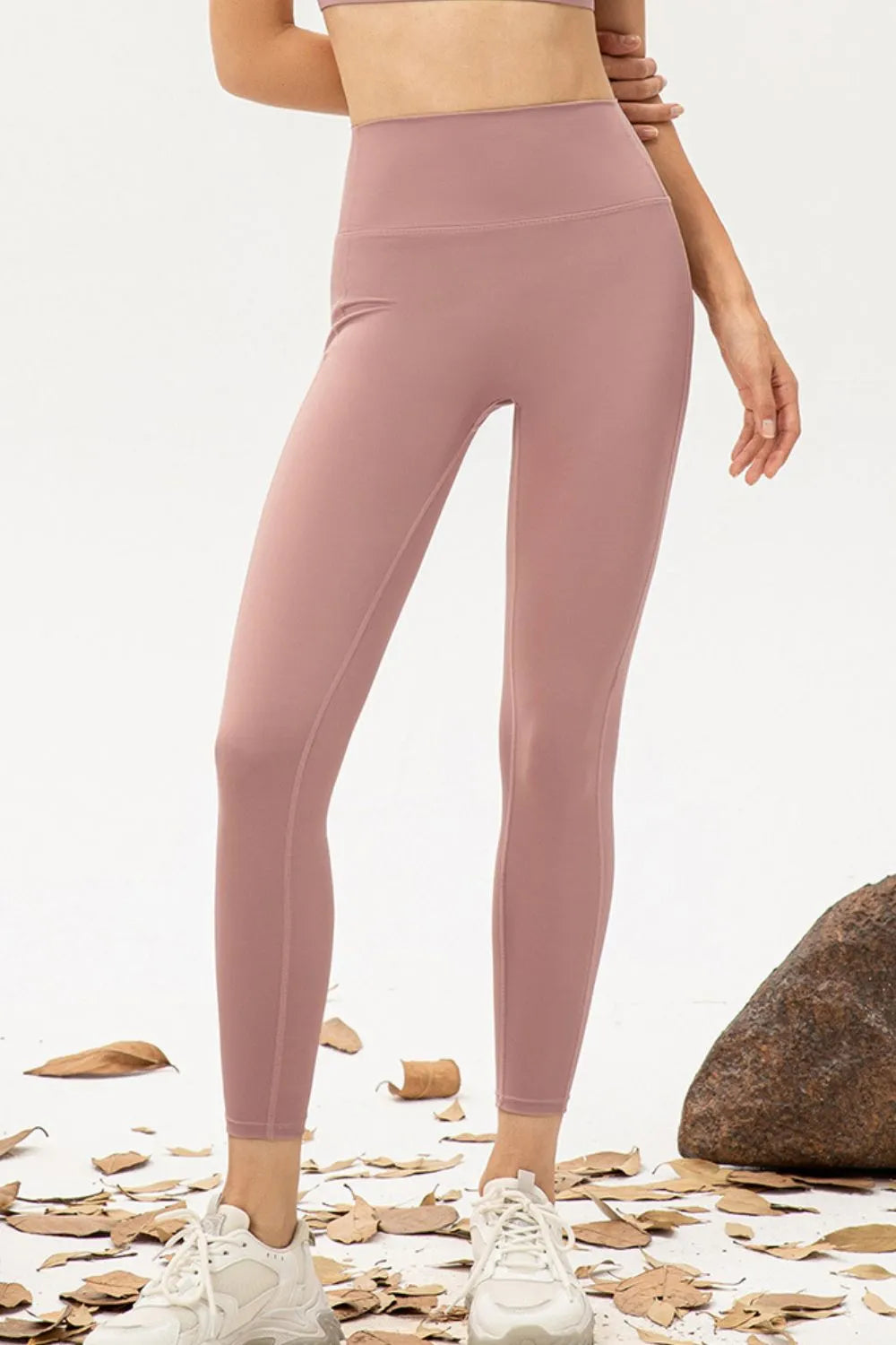 High Waist Skinny Active Pants – Trendsi | ClozArt