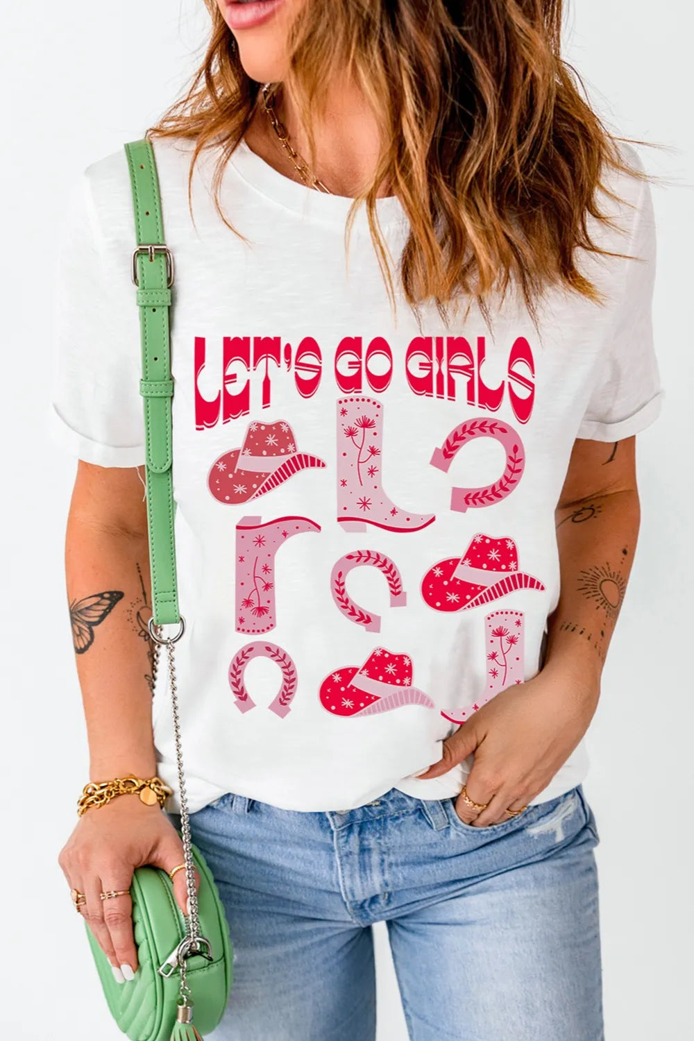 Graphic Round Neck Short Sleeve T-Shirt – Trendsi | ClozArt