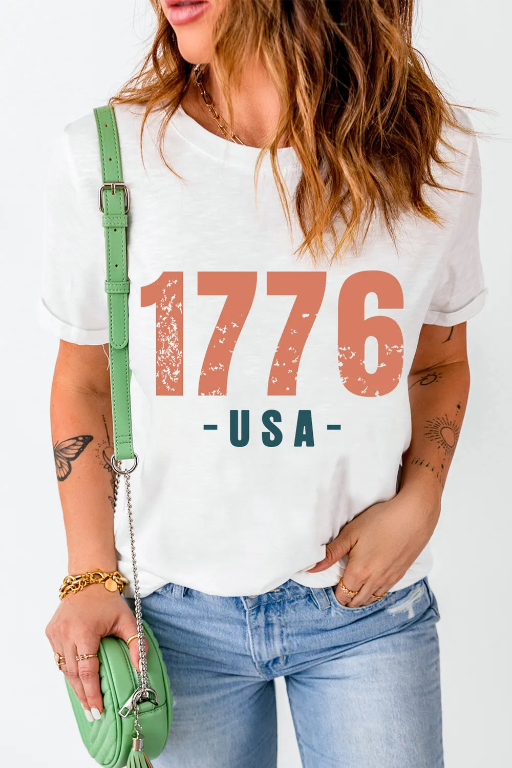 Graphic Round Neck Short Sleeve T-Shirt – Trendsi | ClozArt