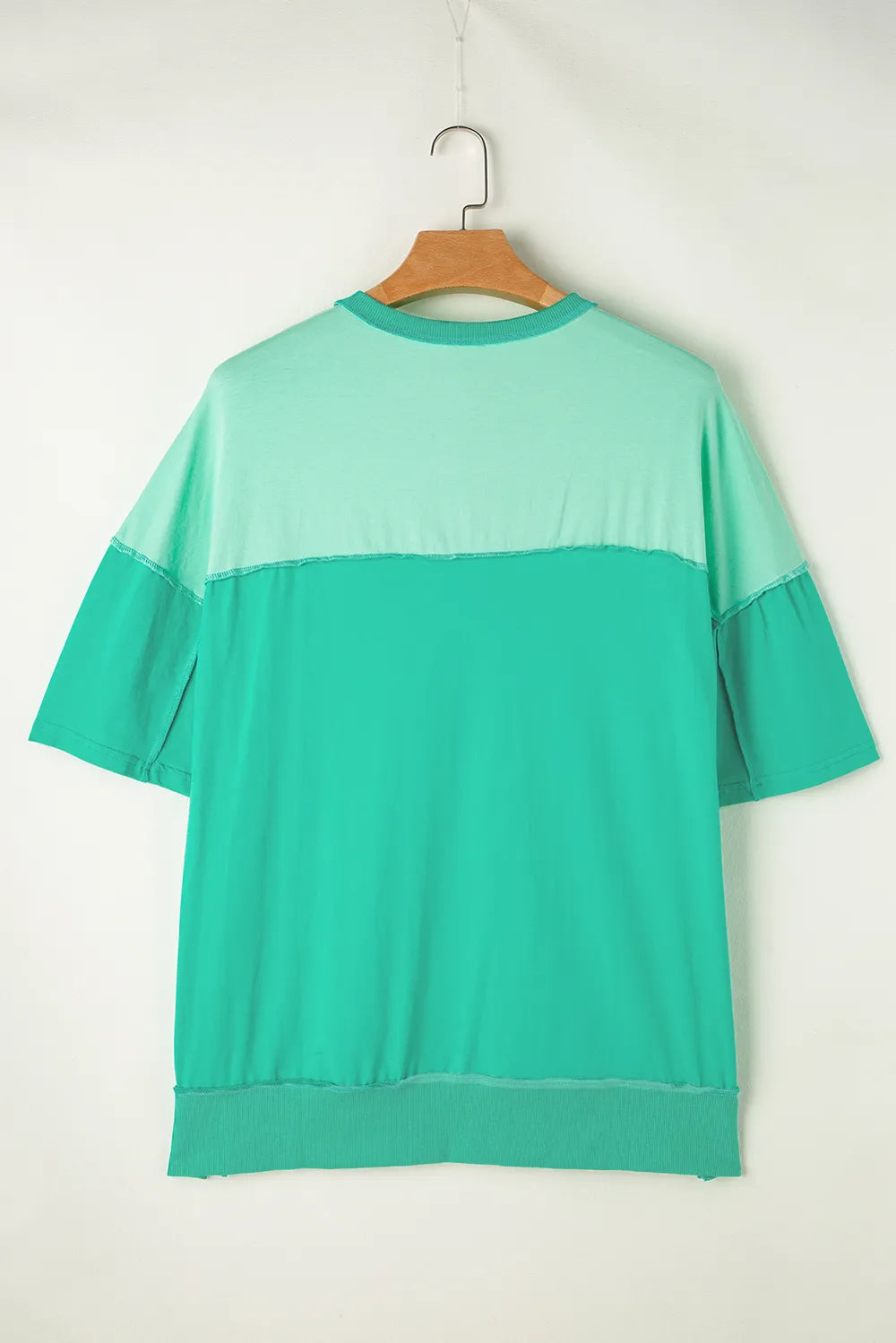 High-Low Round Neck Half Sleeve T-Shirt – Trendsi | ClozArt