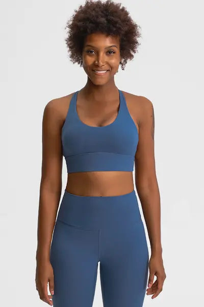 Millennia Eight Strap Sports Bra – Trendsi | ClozArt
