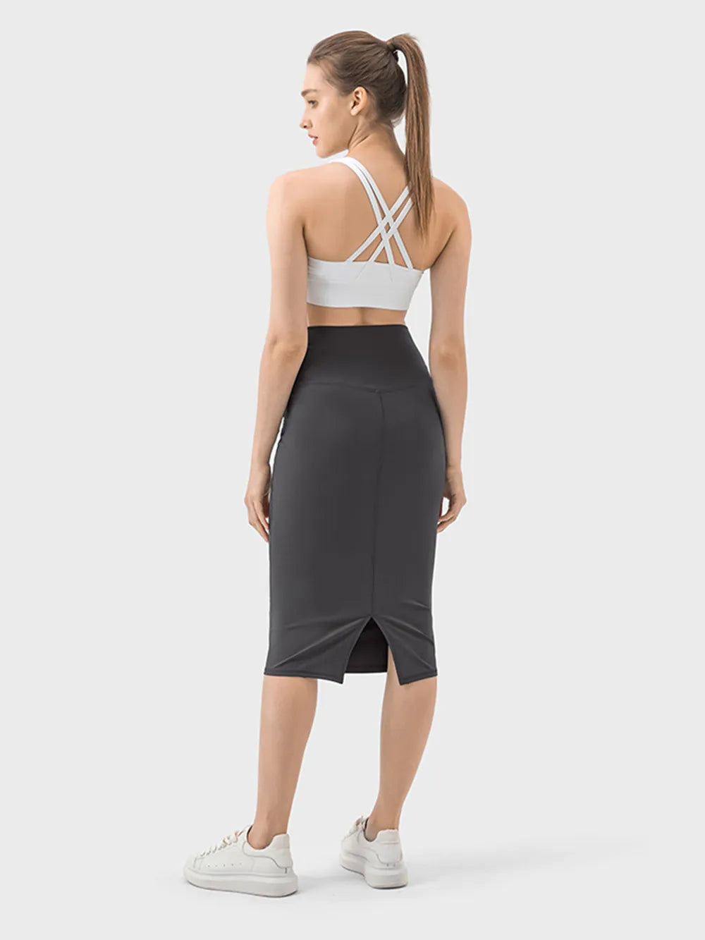 Millennia Slit Wrap Active Skirt – Trendsi | ClozArt
