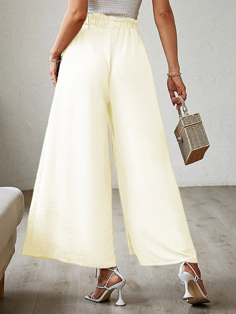 Tied Slit Wide Leg Pants – Trendsi | ClozArt