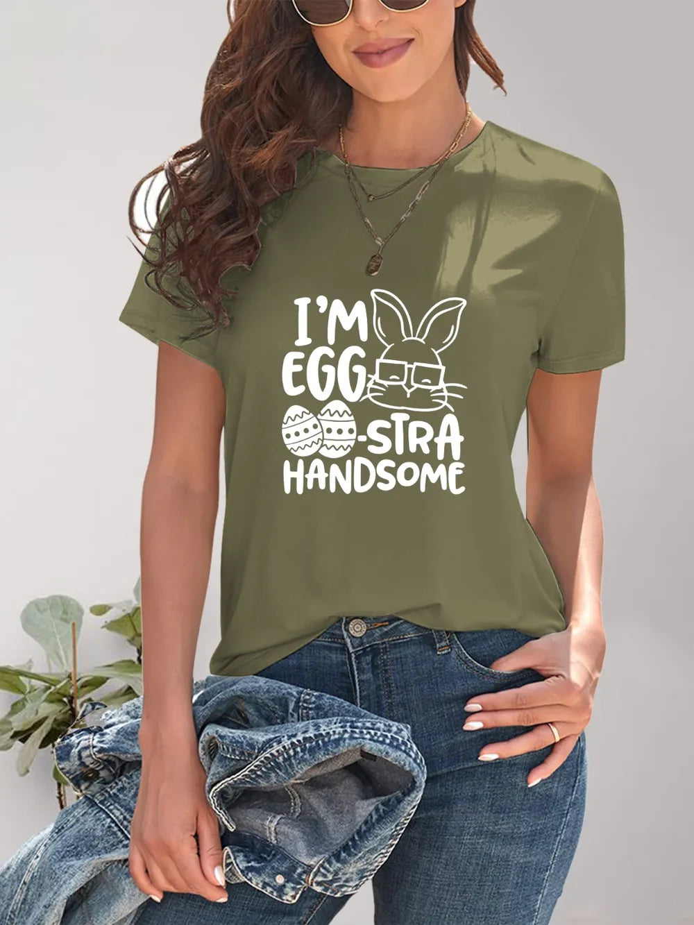 Graphic Round Neck Short Sleeve T-Shirt – Trendsi | ClozArt