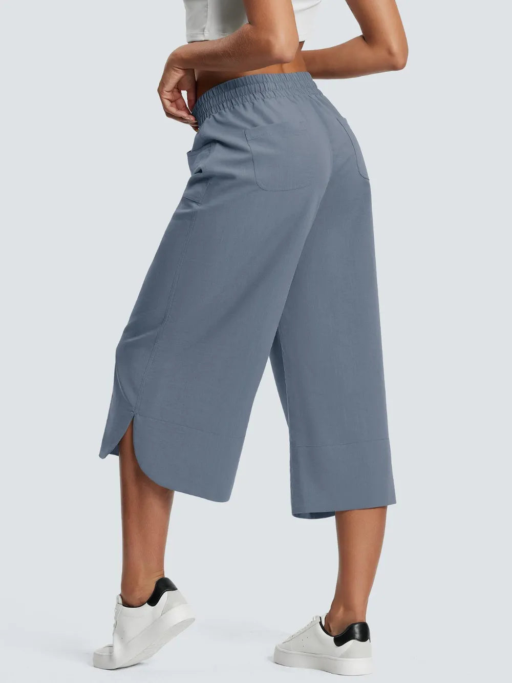 Full Size Drawstring Wide Leg Capris Pants Plus Size – Trendsi | ClozArt