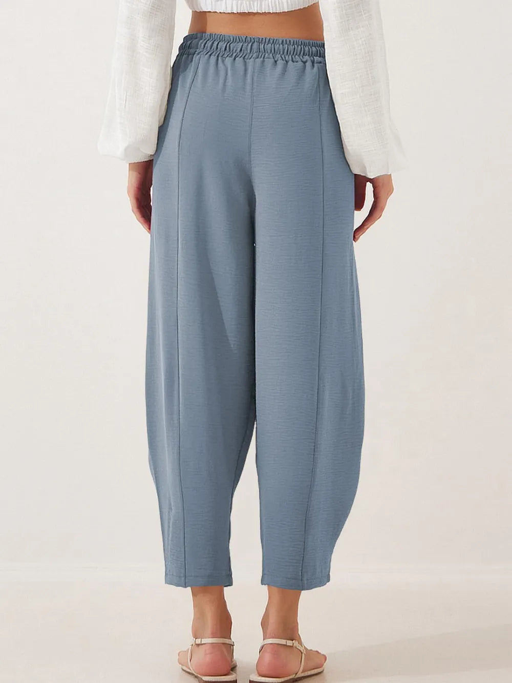 Full Size Drawstring Cropped Jogger Pants Plus Size – Trendsi | ClozArt