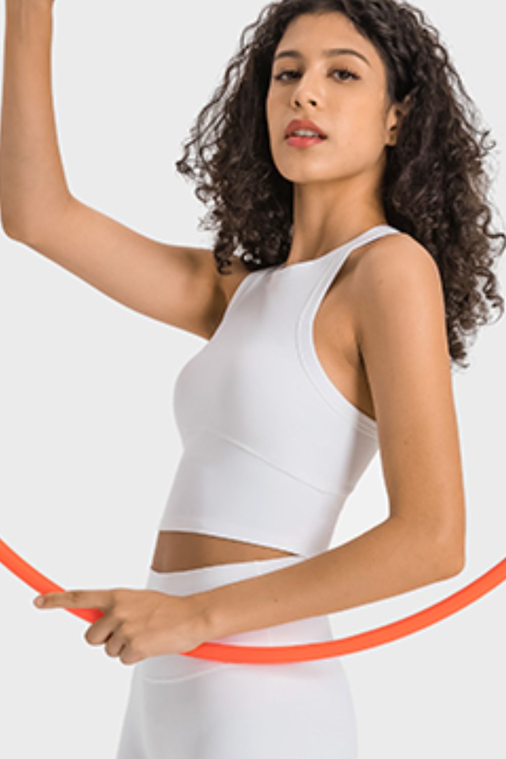 Millennia Racerback Cropped Sports Tank – Trendsi | ClozArt