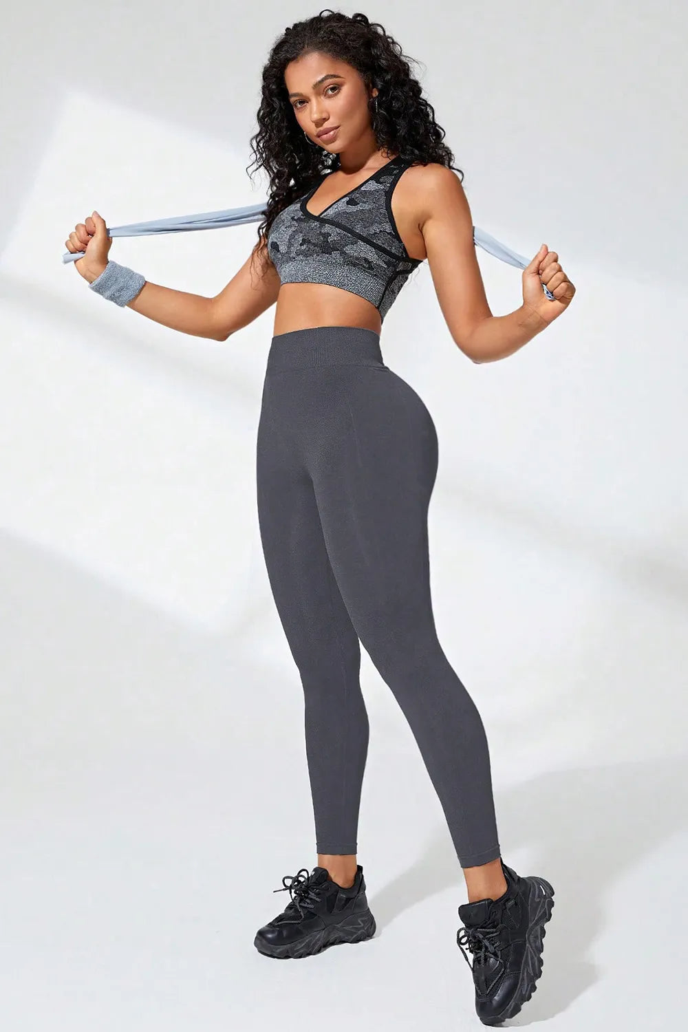 High Waist Active Leggings – Trendsi | ClozArt