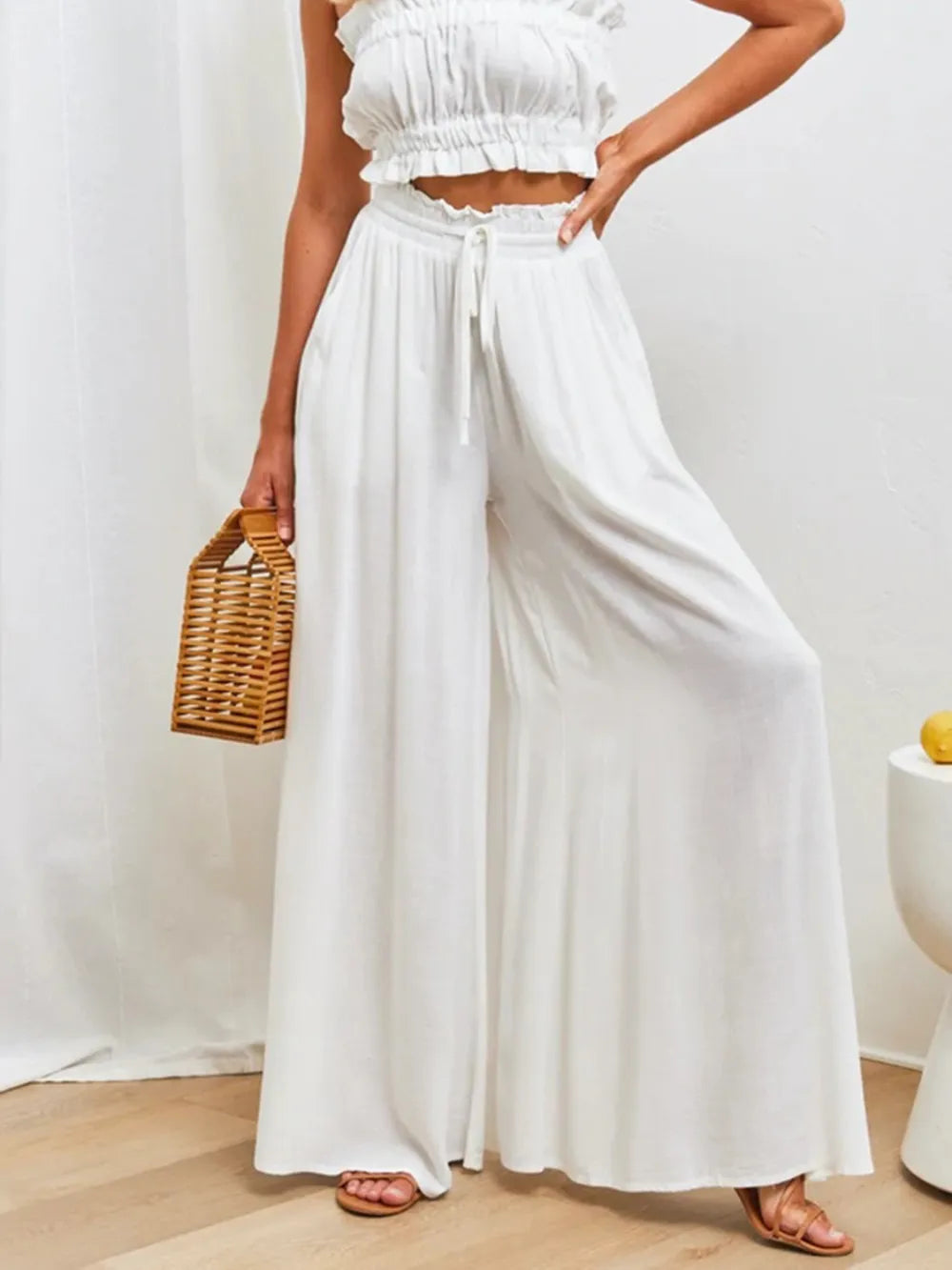 High Waist Wide Leg Pants – Trendsi | ClozArt