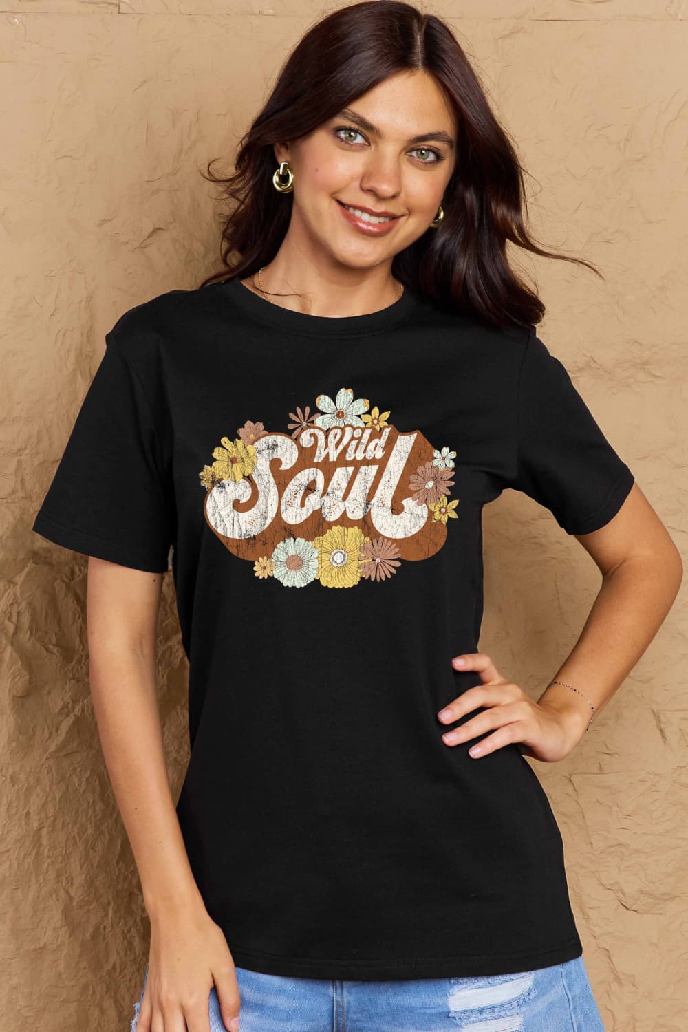 Simply Love Full Size WILD SOUL Graphic Cotton T-Shirt – Trendsi | ClozArt