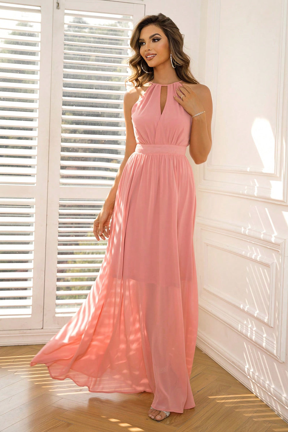 Tied Cutout Sleeveless Maxi Dress – Trendsi | ClozArt
