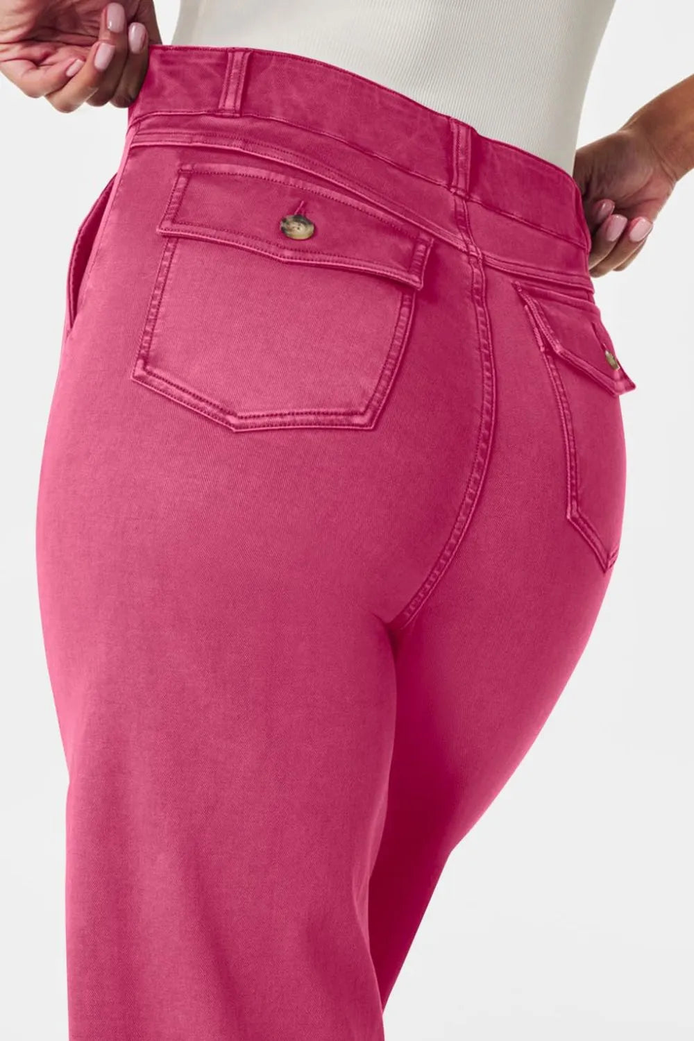 High Waist Jeans with Pockets – Trendsi | ClozArt