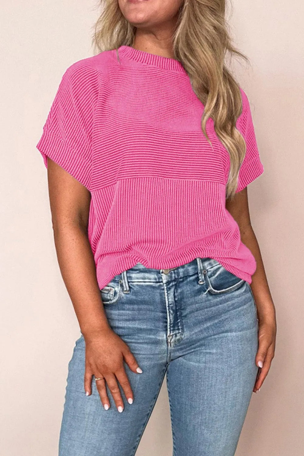 Mock Neck Short Sleeve T-Shirt – Trendsi | ClozArt