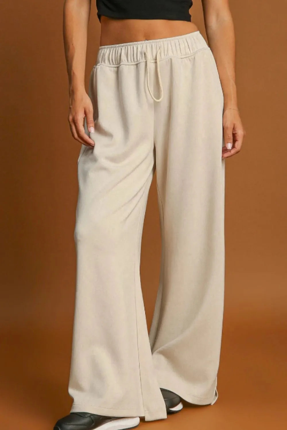 Drawstring Wide Leg Pants – Trendsi | ClozArt