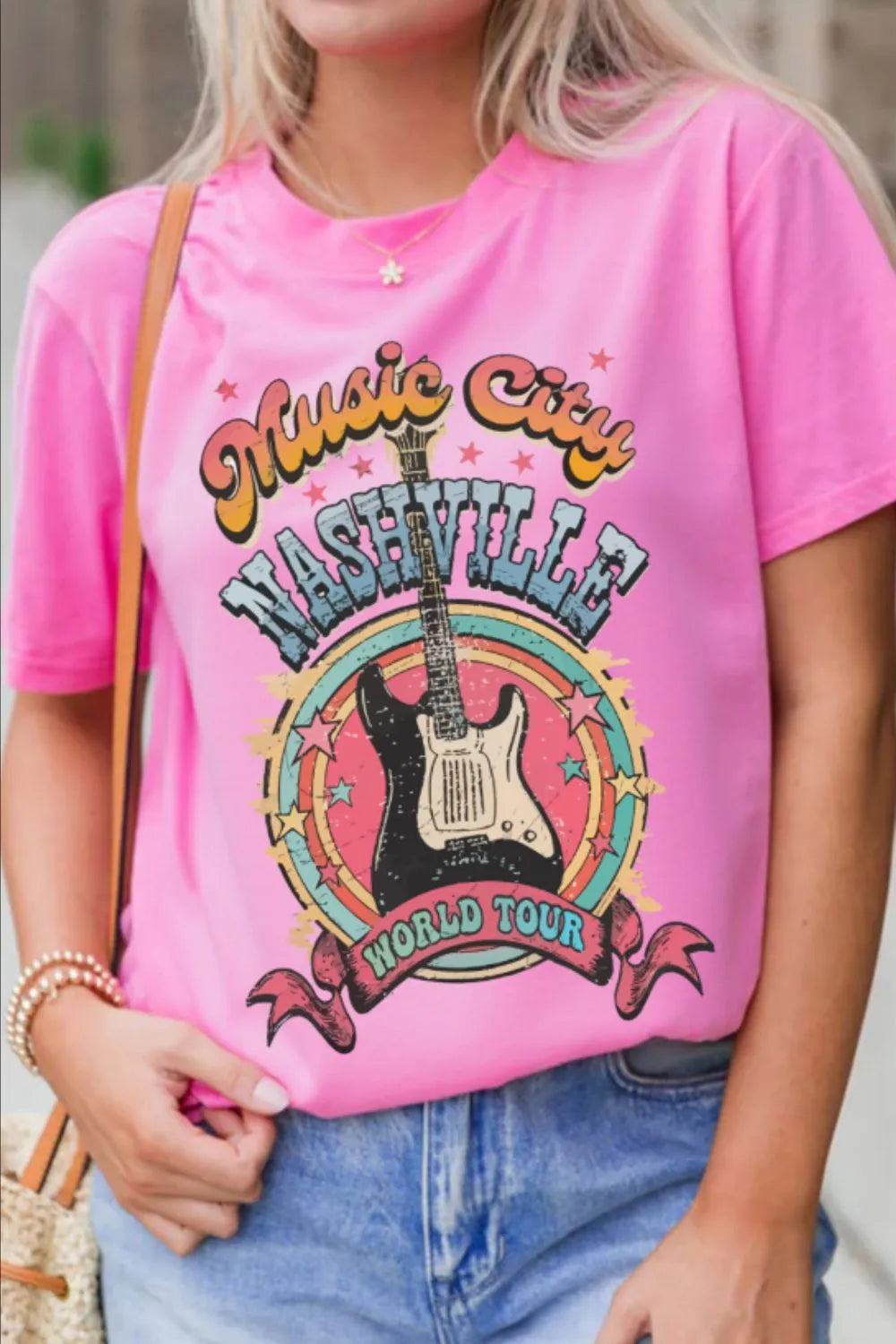 Graphic Round Neck Short Sleeve T-Shirt – Trendsi | ClozArt