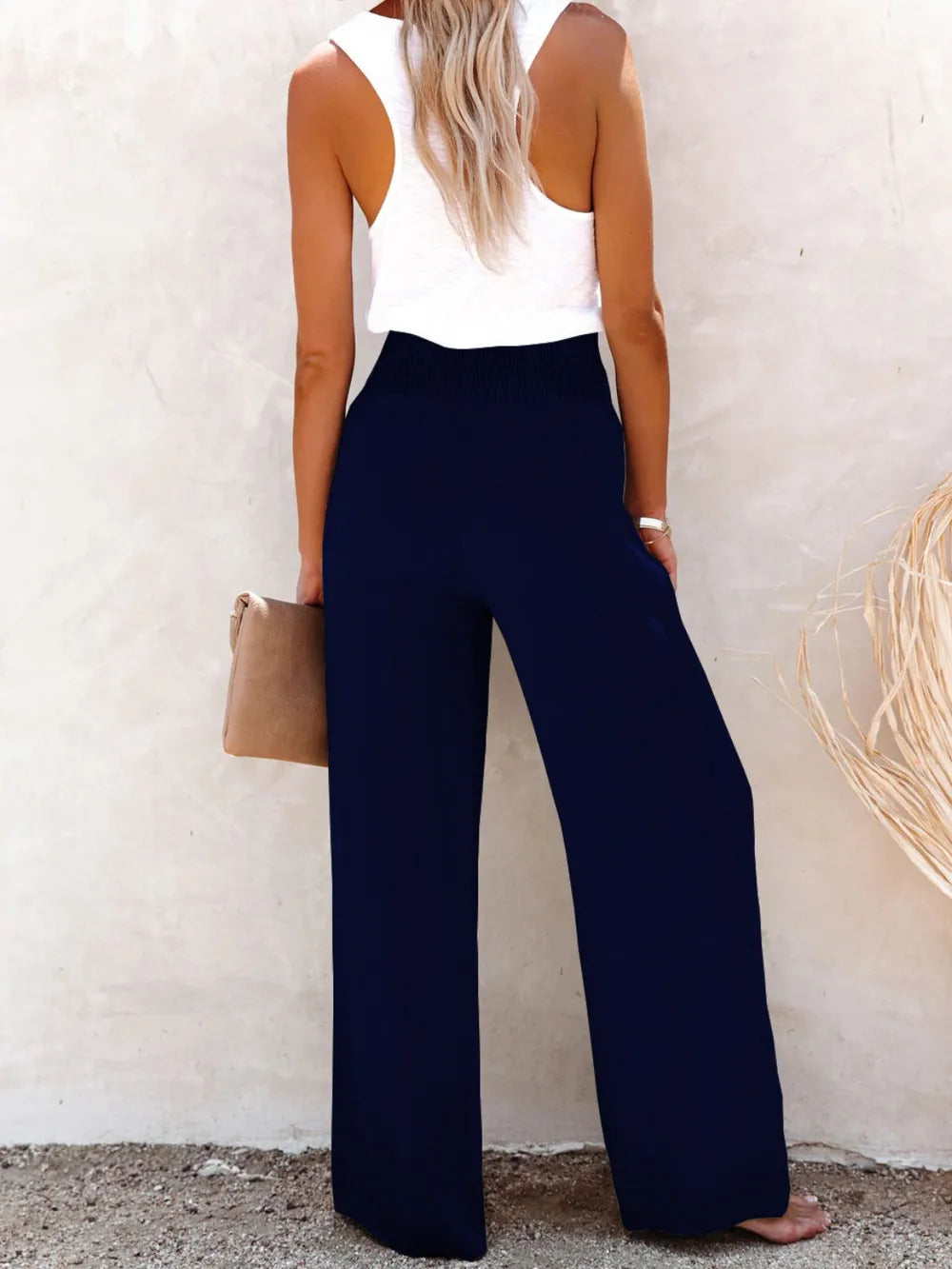 Full Size Decorative Button High Waist Pants – Trendsi | ClozArt