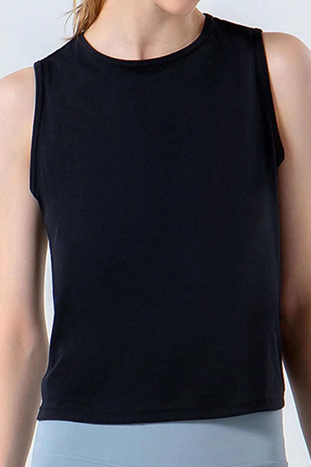 Round Neck Active Tank – Trendsi | ClozArt