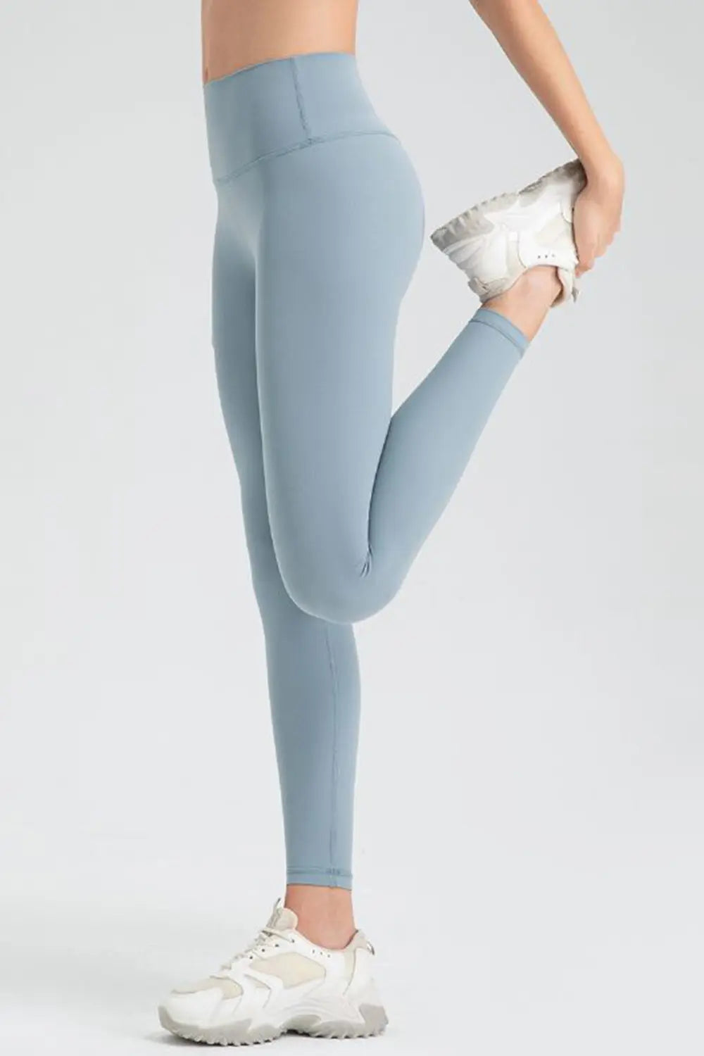 Wide Waistband Sport Leggings – Trendsi | ClozArt