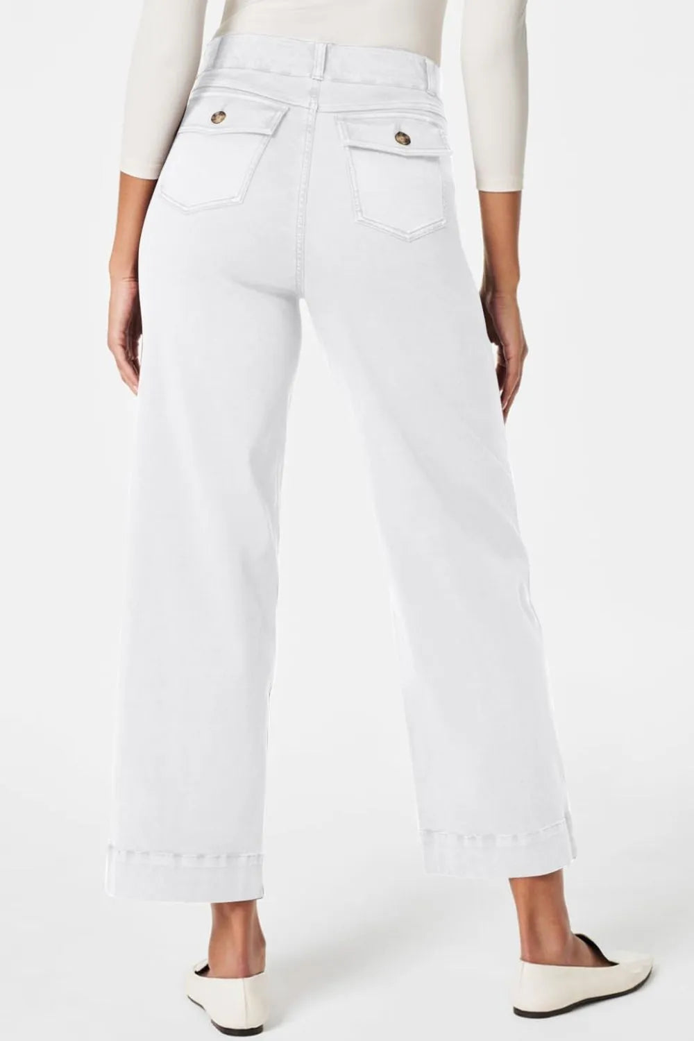 High Waist Jeans with Pockets – Trendsi | ClozArt