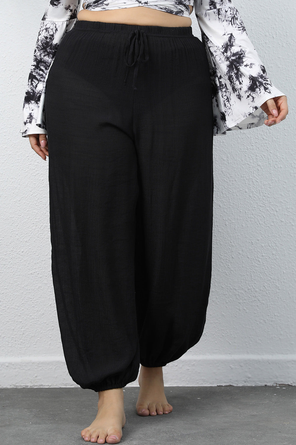 Plus Size Drawstring Jogger Pants – Trendsi | ClozArt
