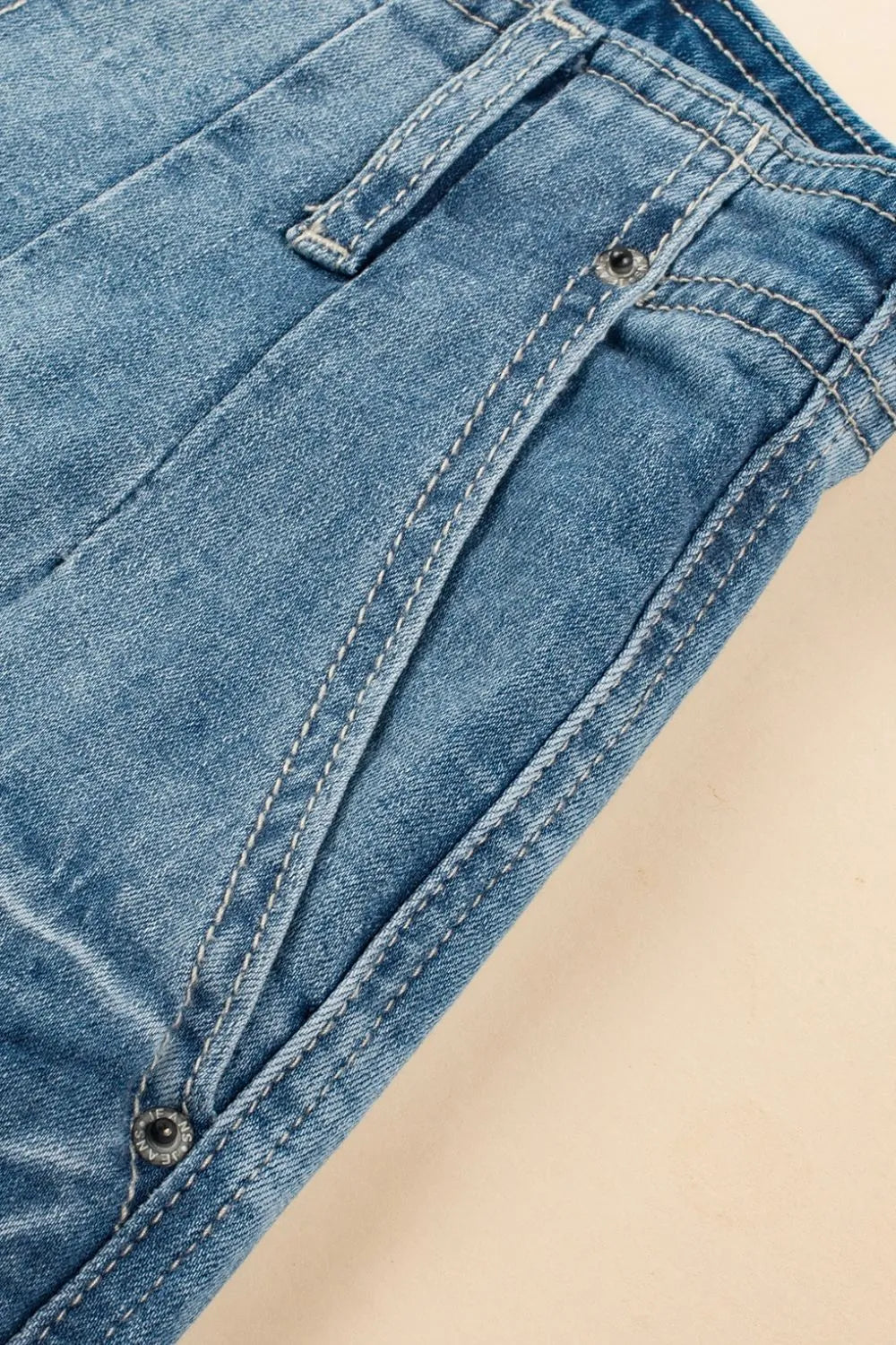 Button Fly High Waist Jeans – Trendsi | ClozArt