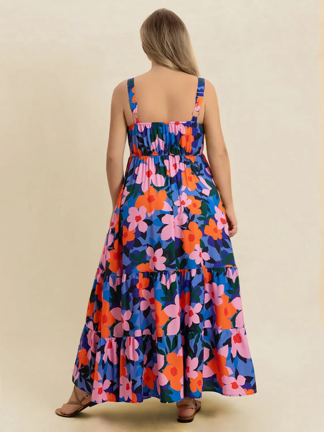 Plus Size Printed Square Neck Cami Dress – Trendsi | ClozArt