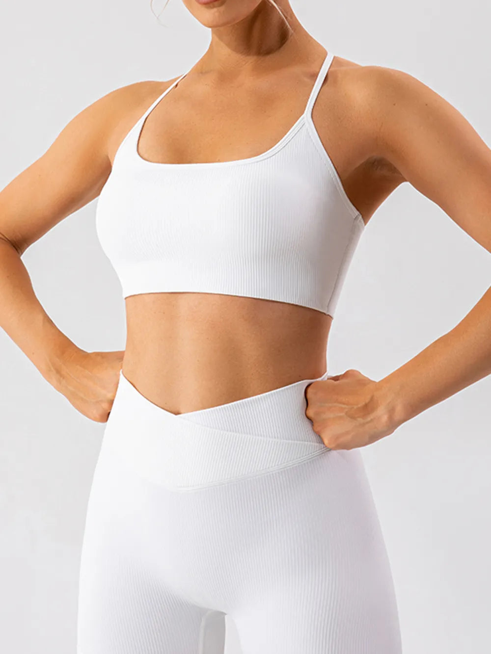 Spaghetti Strap Active Bra – Trendsi | ClozArt