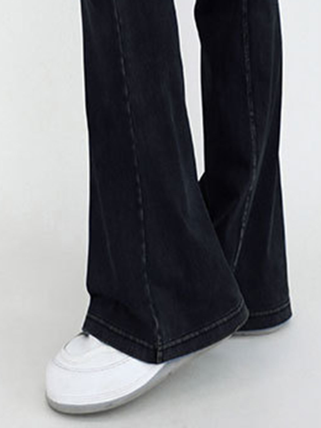 Wide Waistband Bootcut Jeans with Pockets – Trendsi | ClozArt