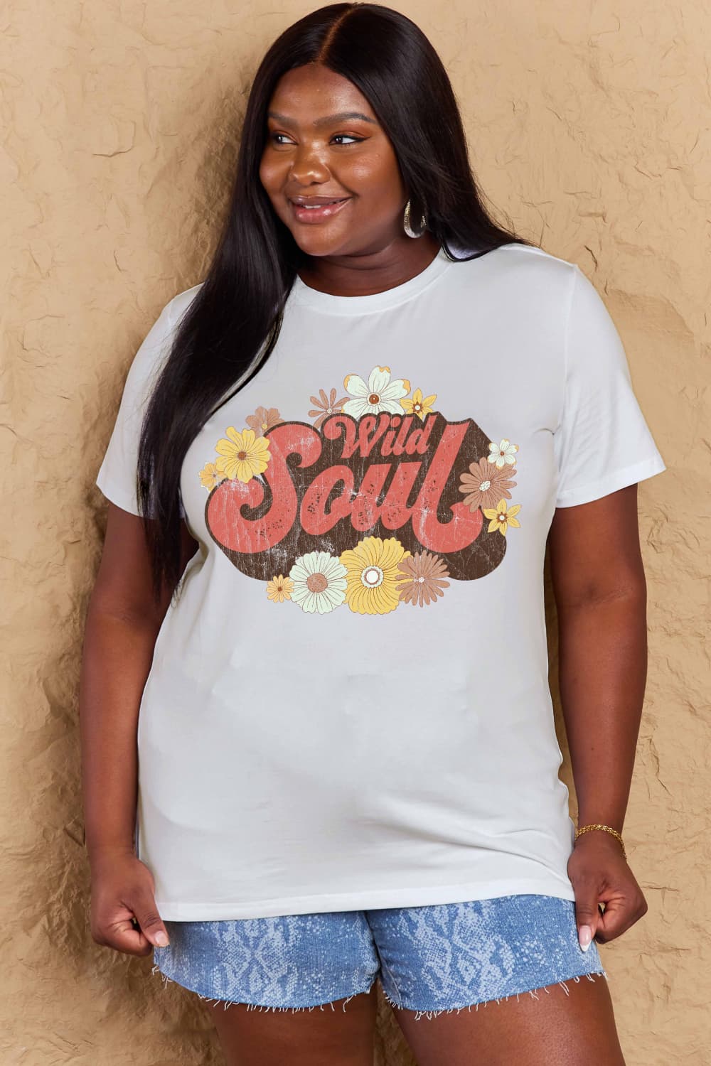 Simply Love Full Size WILD SOUL Graphic Cotton T-Shirt – Trendsi | ClozArt