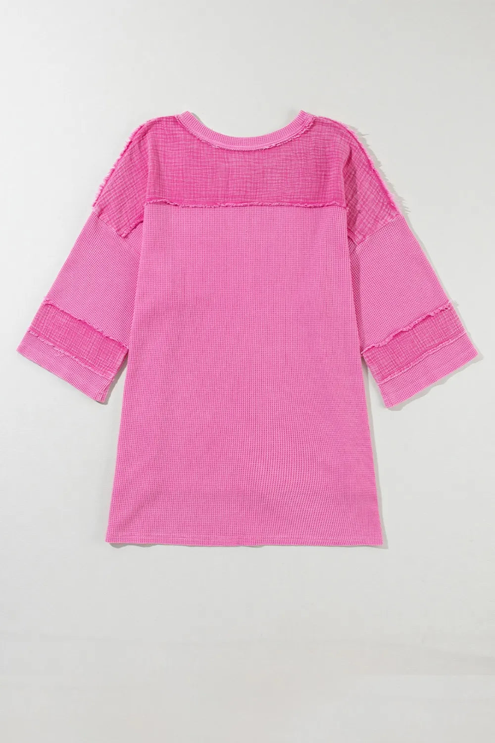 Pocketed Round Neck Three-Quarter Sleeve T-Shirt – Trendsi | ClozArt