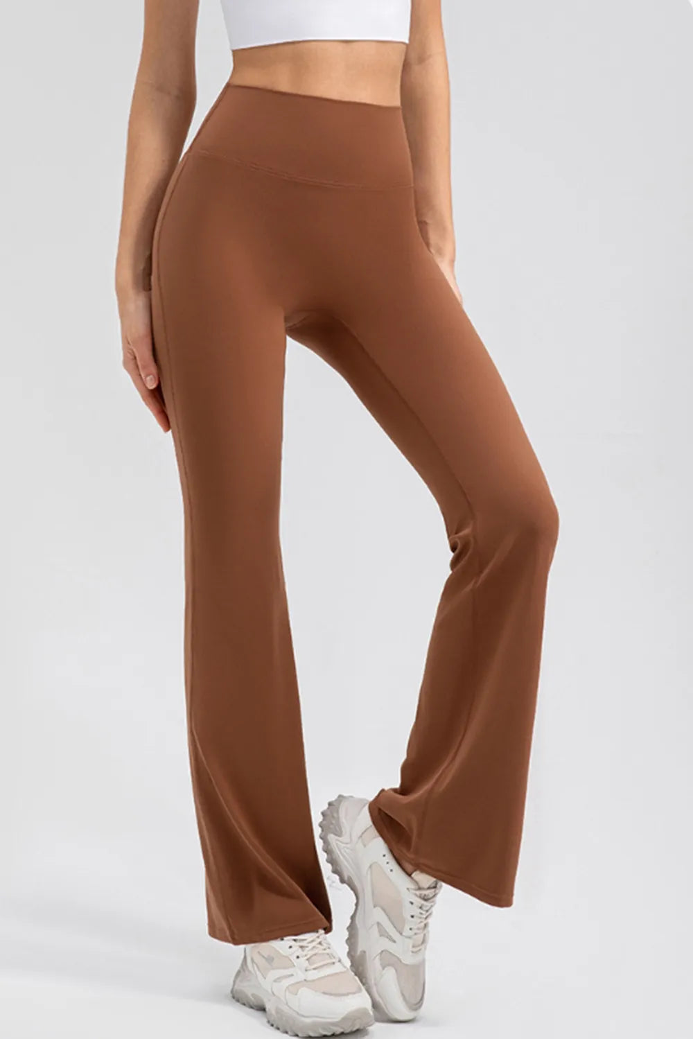 High Waist Straight Active Pants – Trendsi | ClozArt
