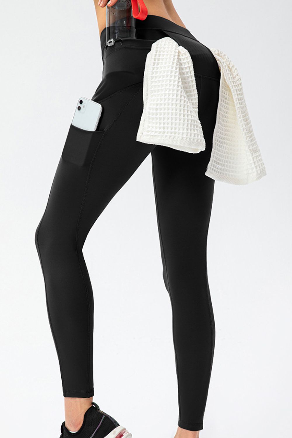 Full Size Slim Fit High Waist Long Sports Pants with Pockets – Trendsi | ClozArt