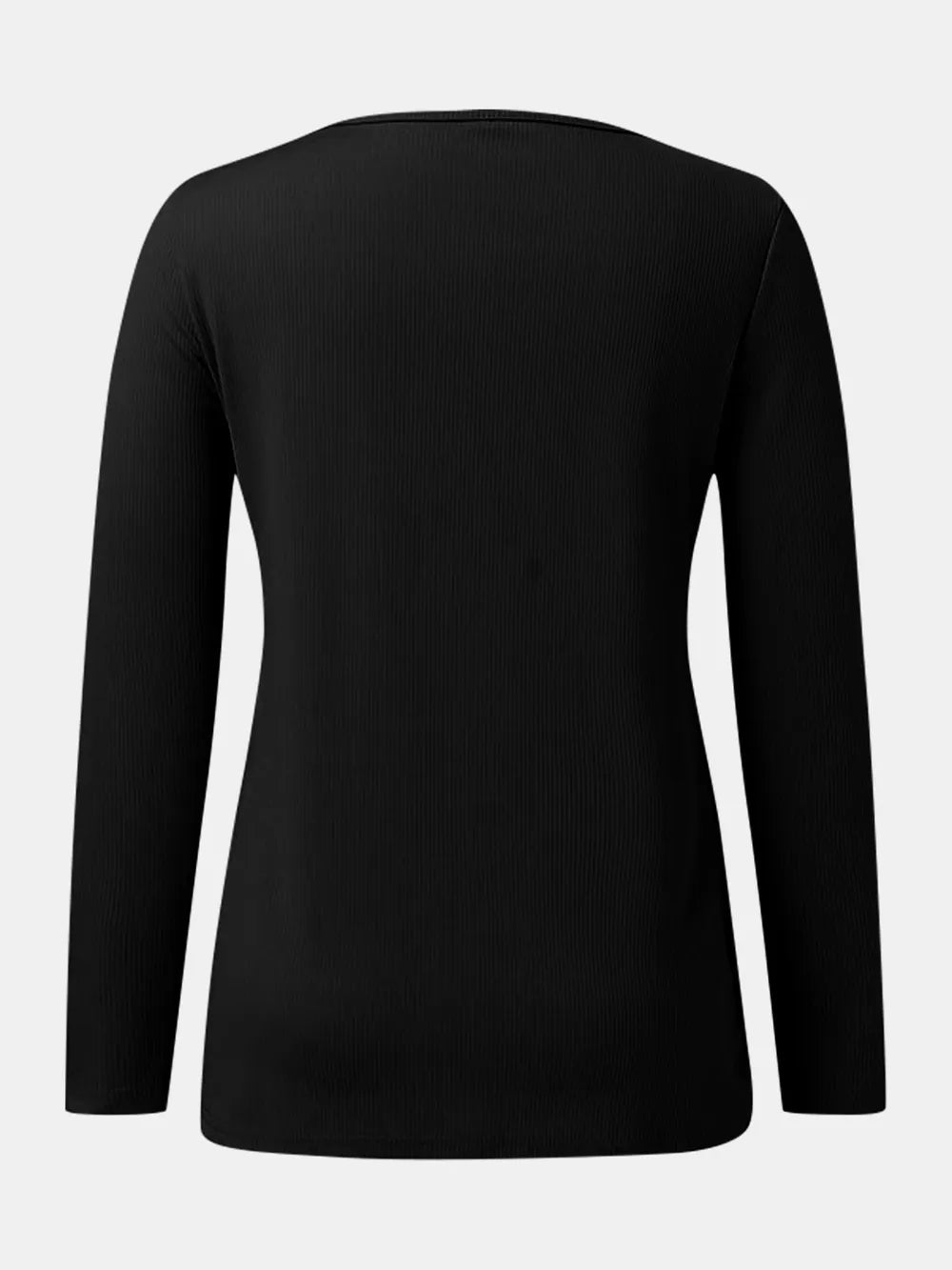 Full Size Scoop Neck Long Sleeve T-Shirt – Trendsi | ClozArt