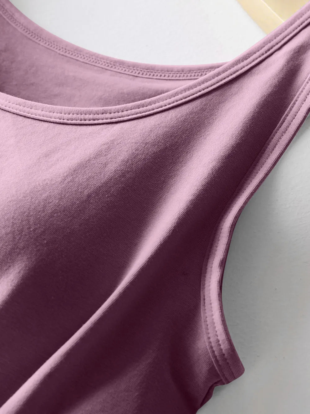 Round Neck Tank with Bra – Trendsi | ClozArt