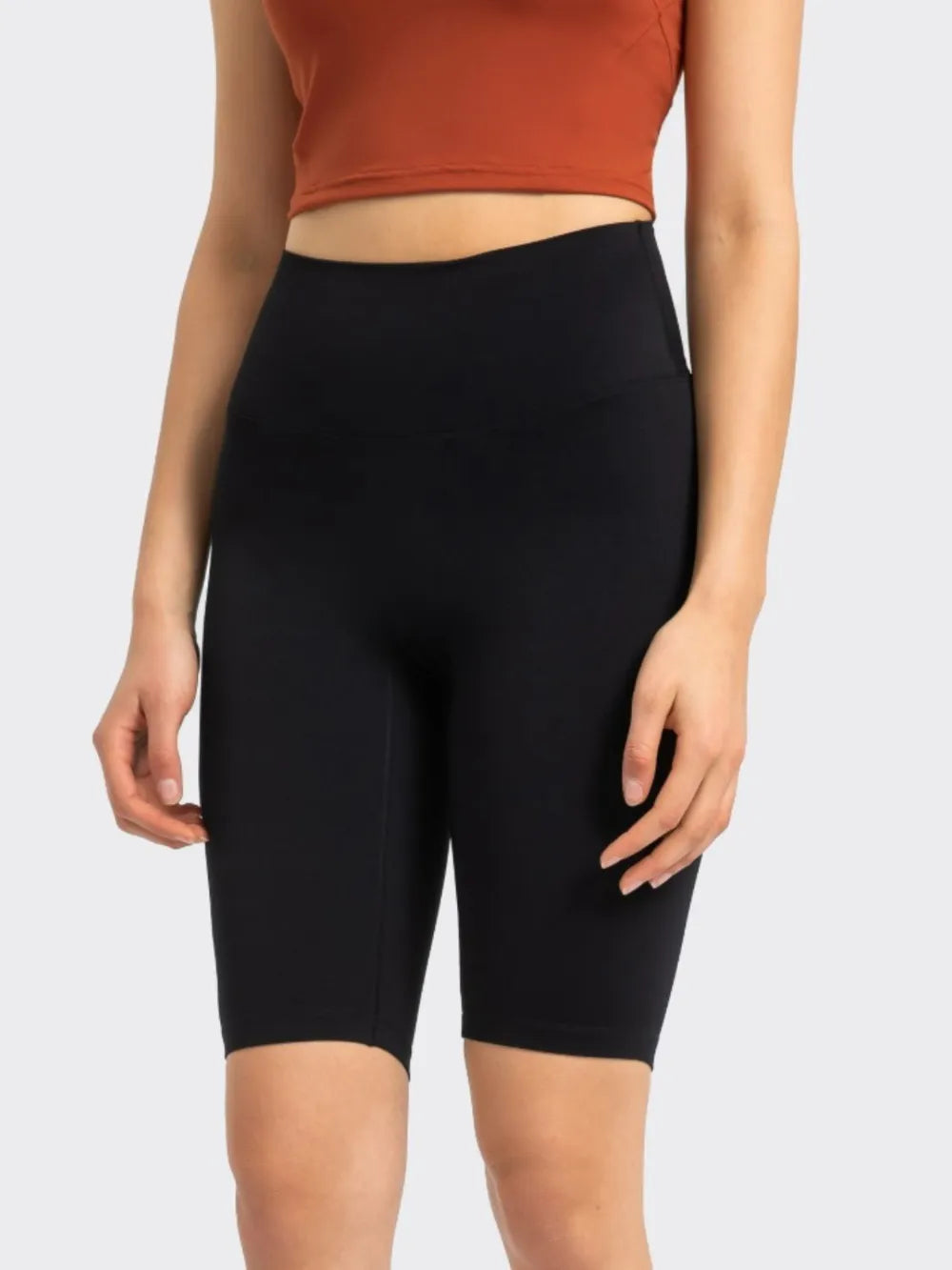 Millennia High Rise Wide Waistband Active Shorts – Trendsi | ClozArt