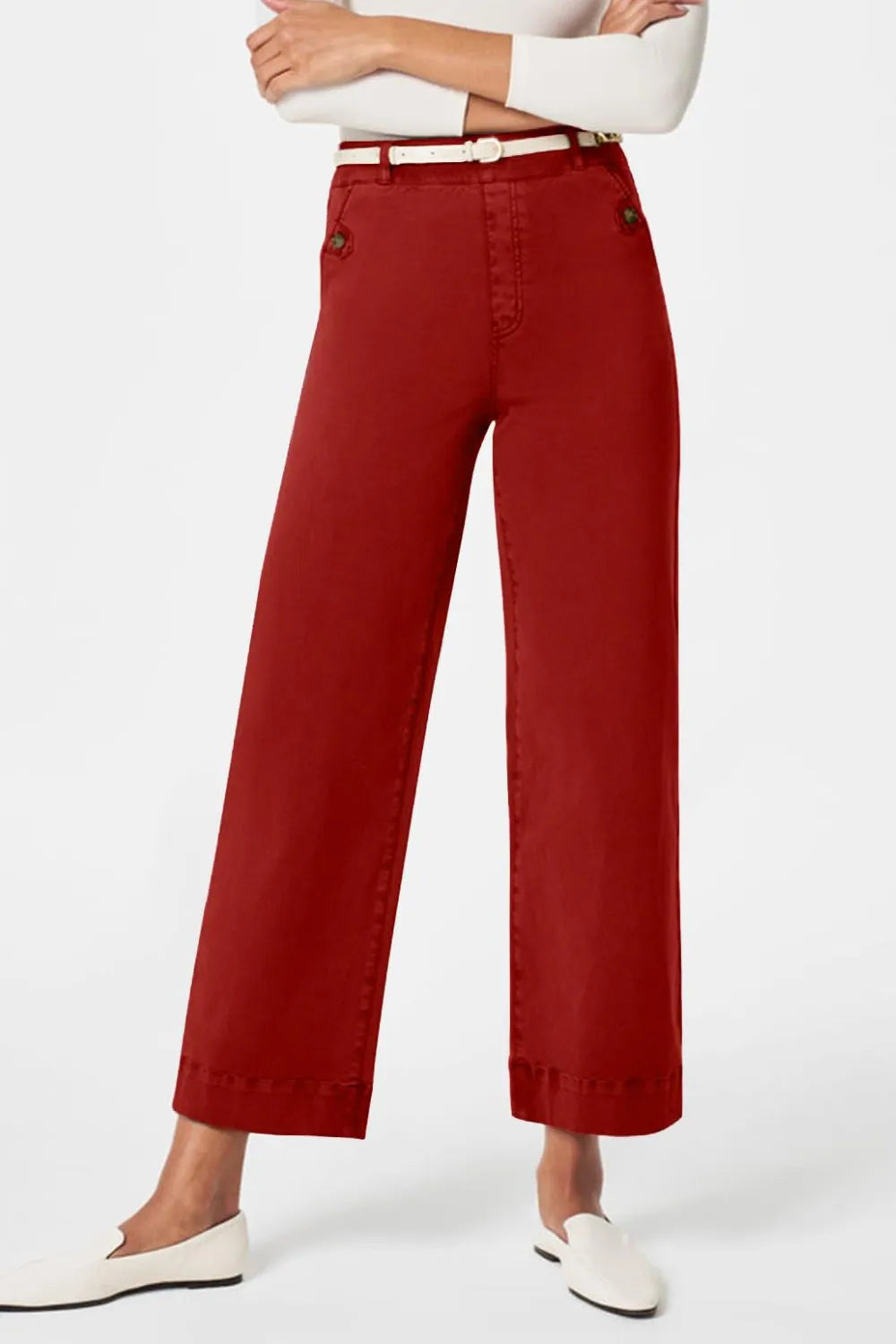 High Waist Jeans with Pockets – Trendsi | ClozArt