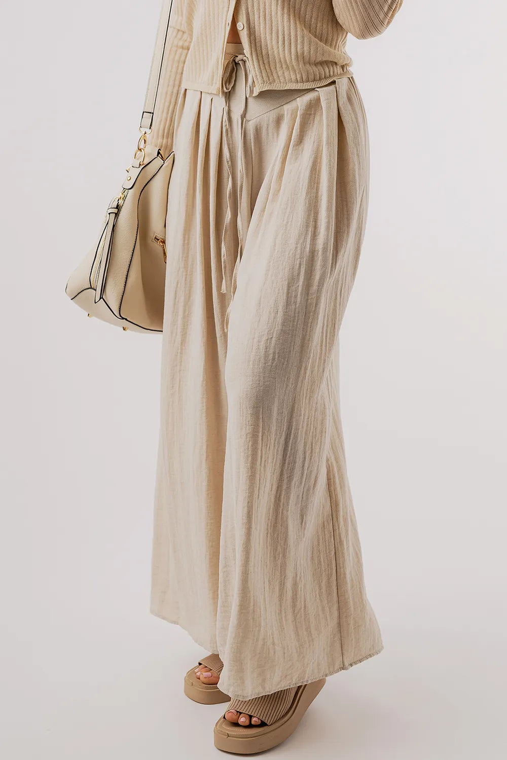 Tied Wide Leg Pants – Trendsi | ClozArt